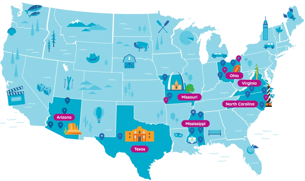 Kids Dental Brands Office Map