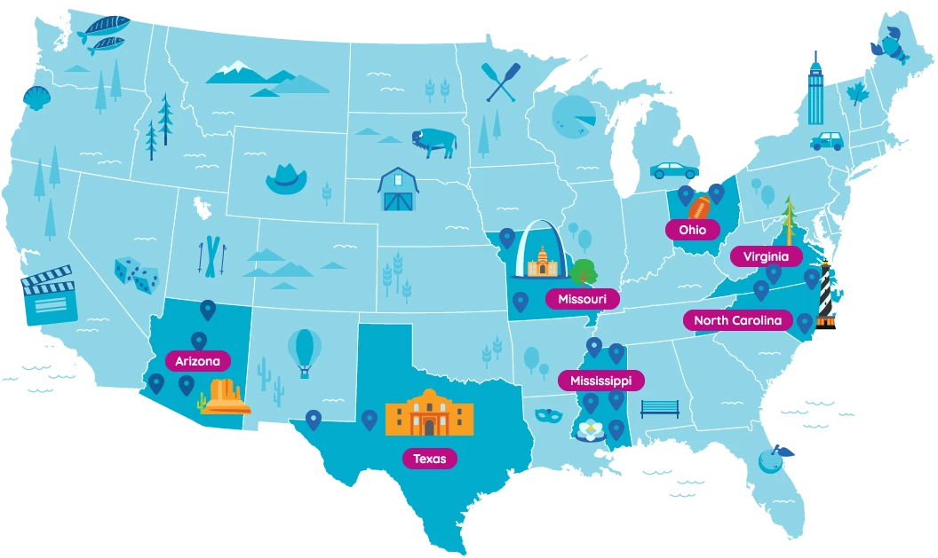 Kids Dental Brands Office Map